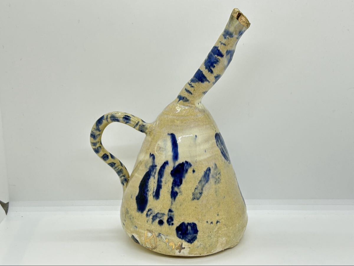 ACB-C3E391 有田焼 金龍窯 博山作 全長約113cm 飾壺 伝統工芸美術 花鳥