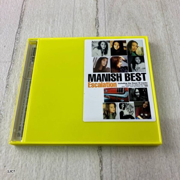 マニッシュ/MANISH BEST -Escalation- 1998年盤 15曲収録 CD ベスト