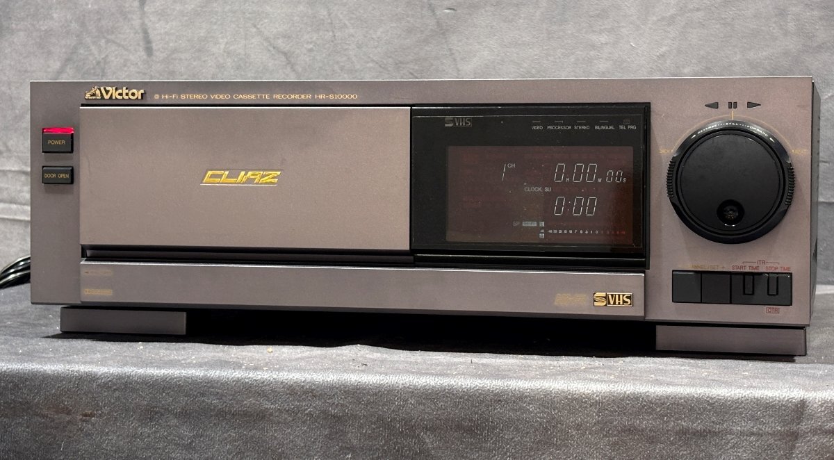 中古】Victor ビクター S-VHS ビデオデッキ HR-S3500 動作OK K0120の