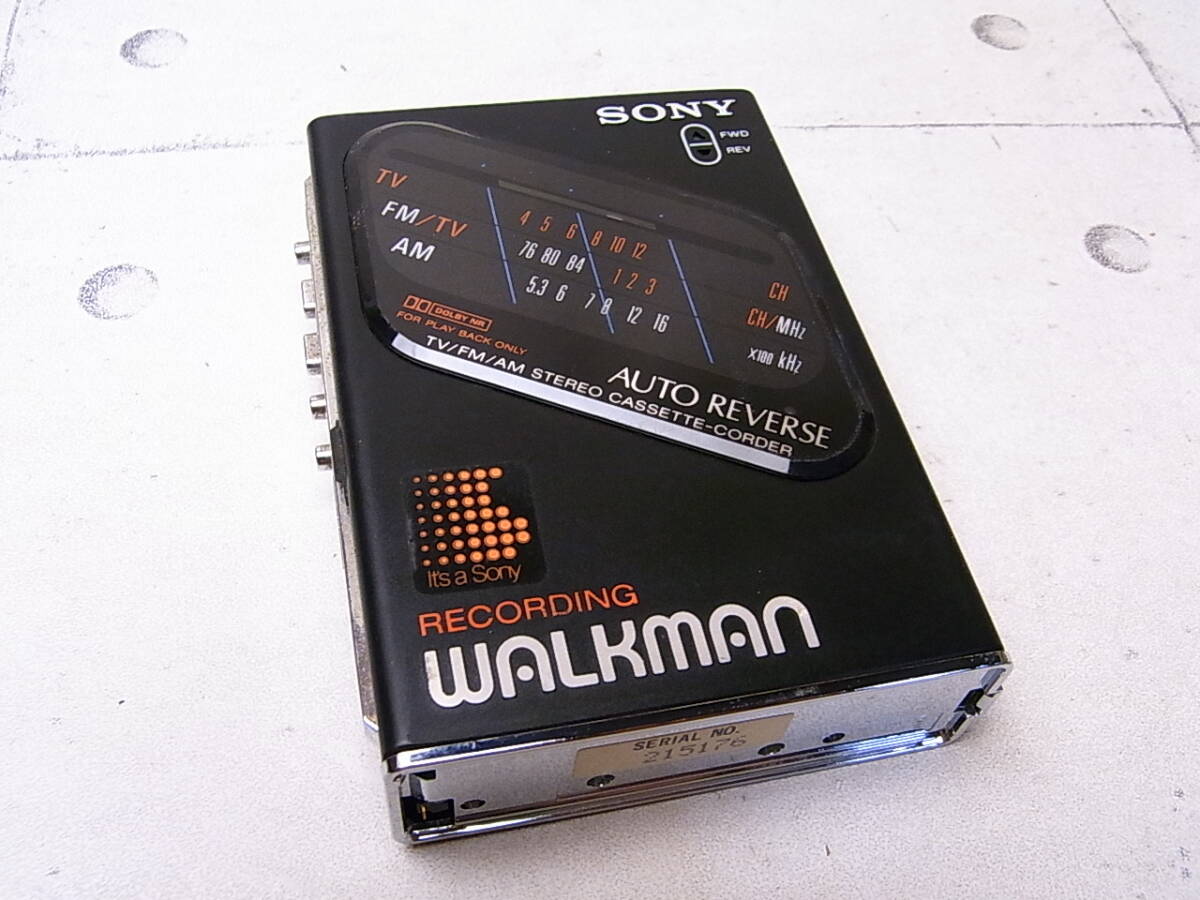 ジャンク☆東芝「Walky」KT-AS10 カセットプレーヤー FM/AMチューナー