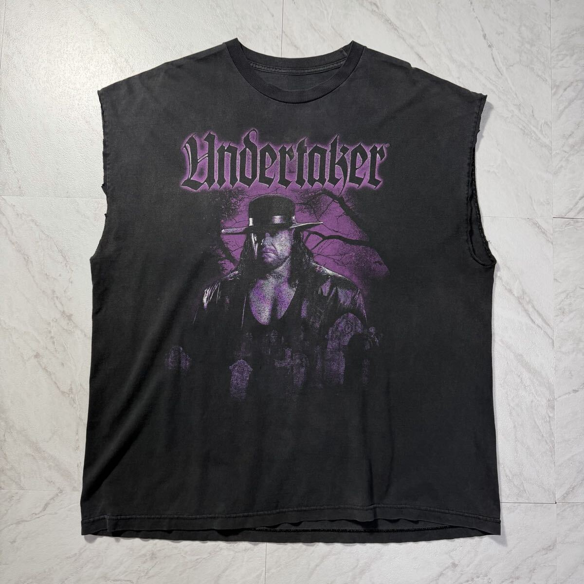 中古】WWF（WWE）アンダーテイカー '90's ビンテージ古着Tシャツ