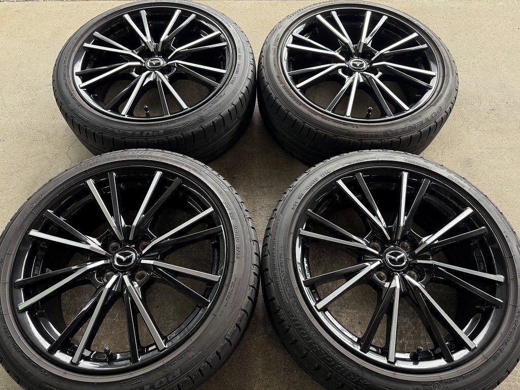 NDロードスター新車外し16インチ 純正ホイール4個セット ロードスターND新車外し純正タイヤ&ホイルセット 4穴 タイヤ、ホイール