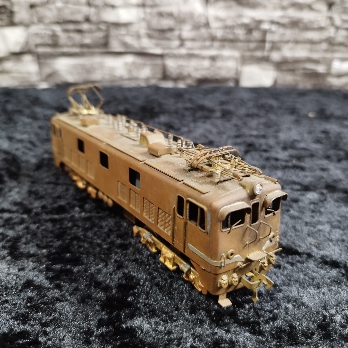 昔の鉄道模型 カツミ KTM Oゲージ 電気機関車 ED5829 貨車、レール