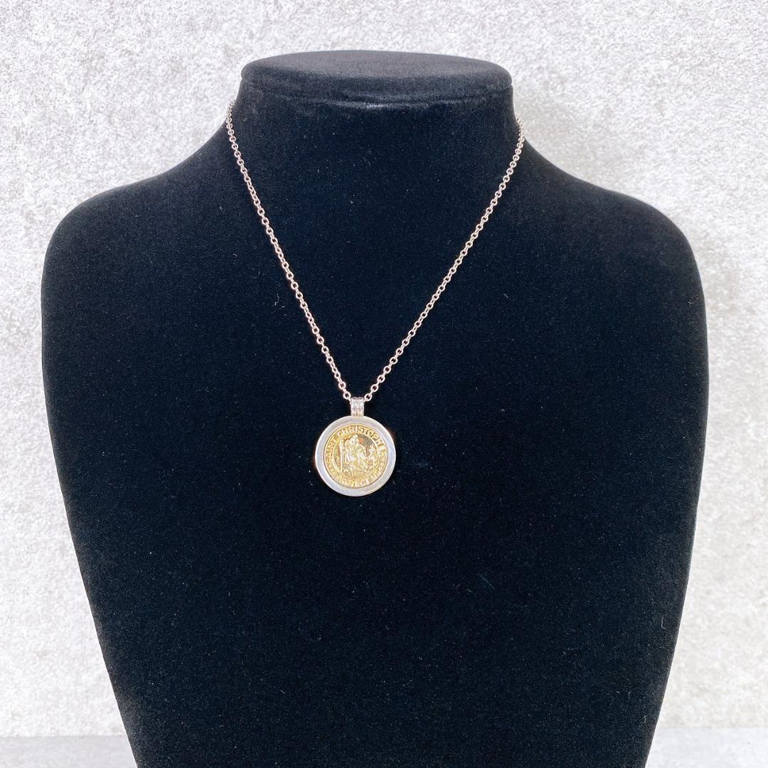 中古】ティファニー TIFFANY 稀少 廃盤 コイン ネックレス ゴールド