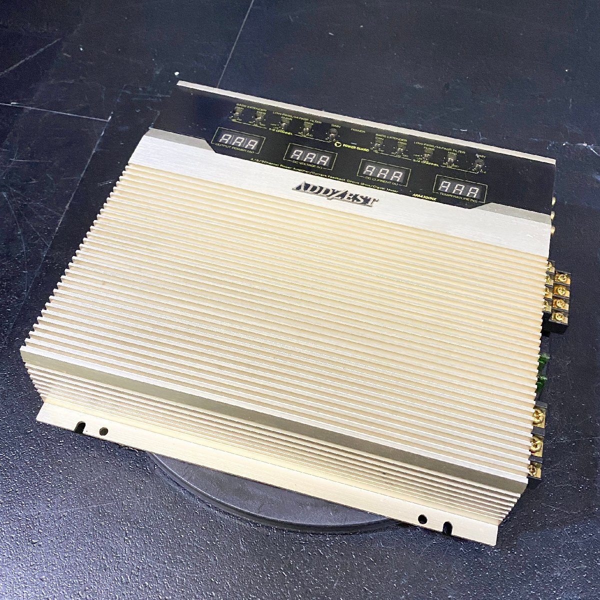 中古】アゼスト(ADDZEST)パワーアンプ APA2030 超小型2chアンプ80Wです