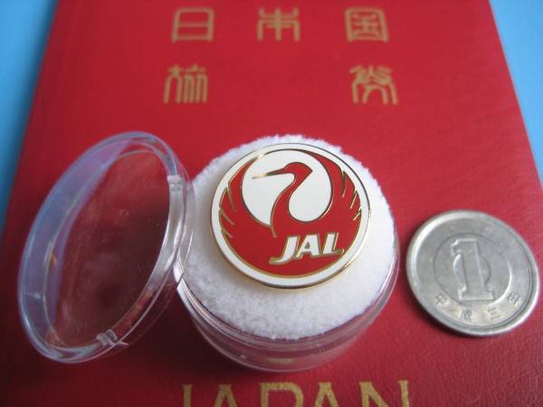 JAL 社章 ピンバッジ 社章バッジ 社員 日本航空 バッチの落札情報詳細