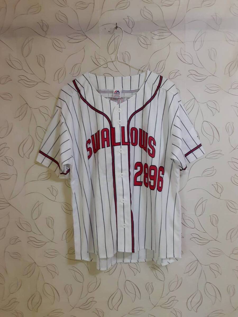 当時物 ヤクルトスワローズ #36 池山隆寛 刺繍 ユニフォーム FREE