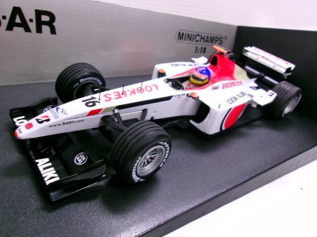 超希少 佐藤琢磨直筆サイン入り 2003年 BARホンダF1チーム支給品