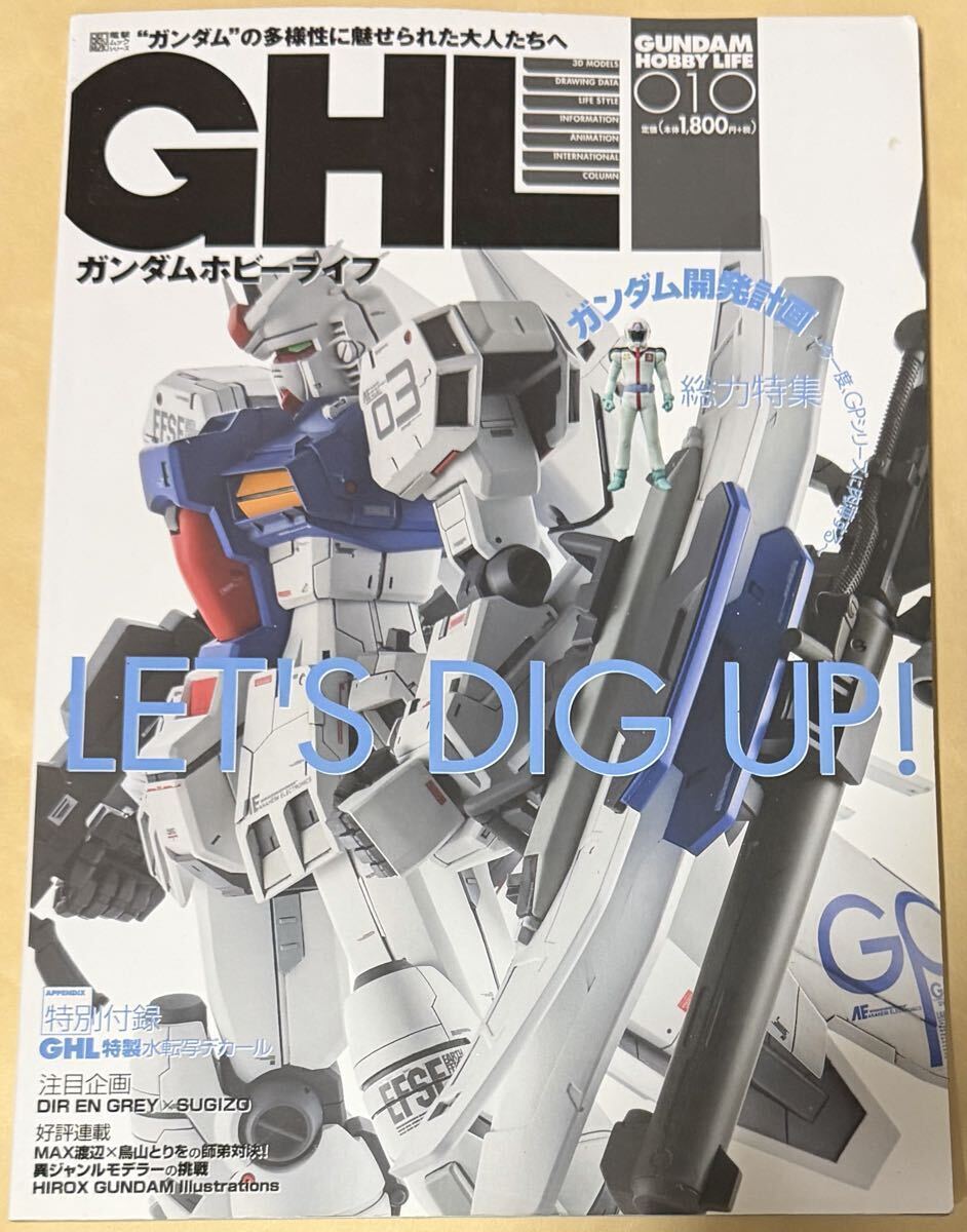 GHL ガンダムホビーライフ 010 ガンダム開発計画 0083】付録「水転写