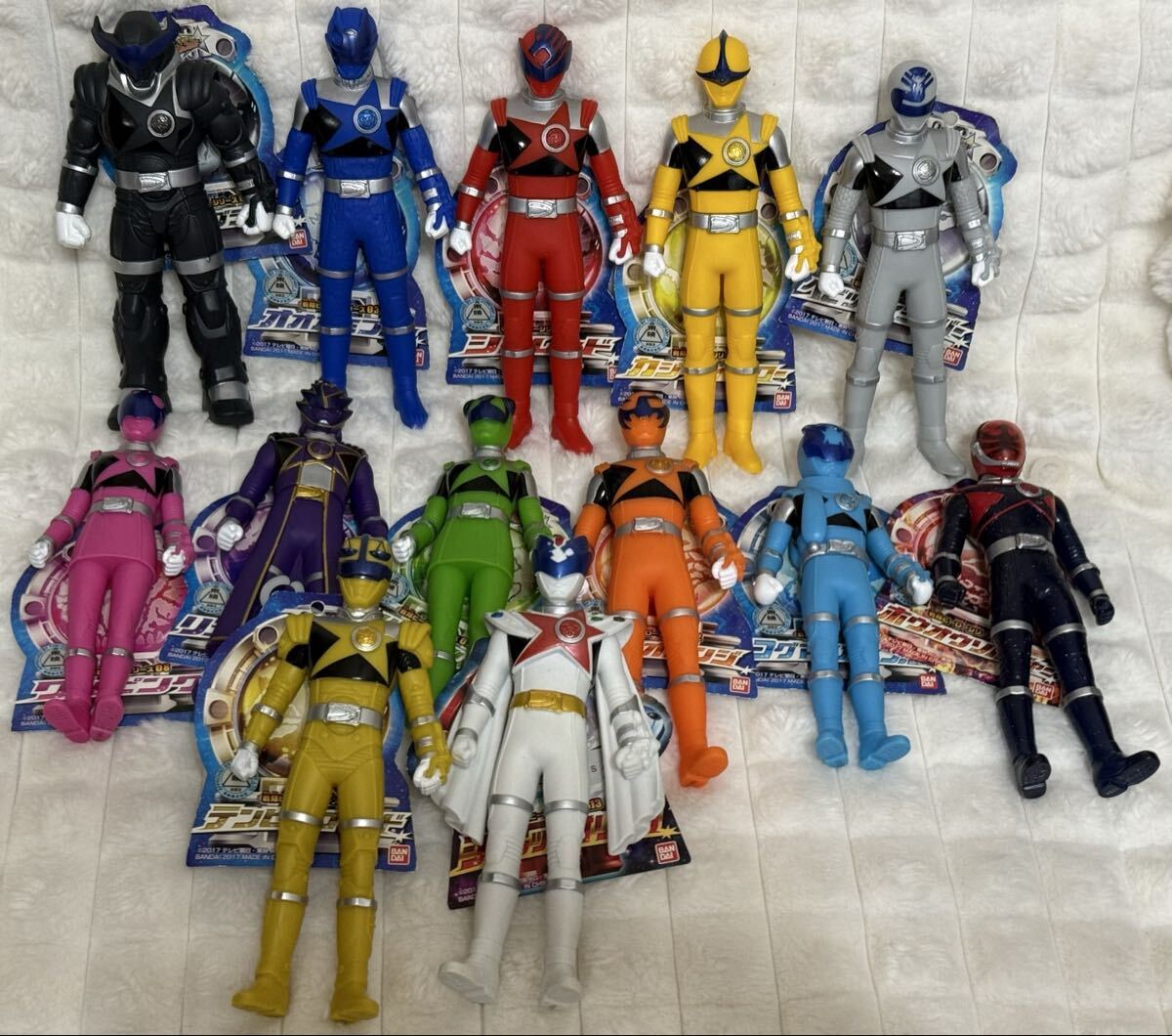 新品未開封☆ソフビヒーロー 宇宙戦隊キュウレンジャー(1+2+3)全16種類