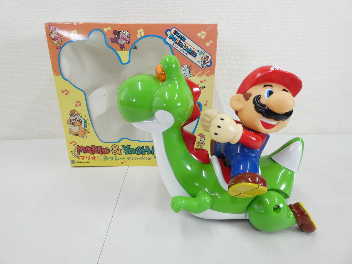 即決！美品□廃盤レトロ□スーパーマリオワールド マリオ＆ヨッシー