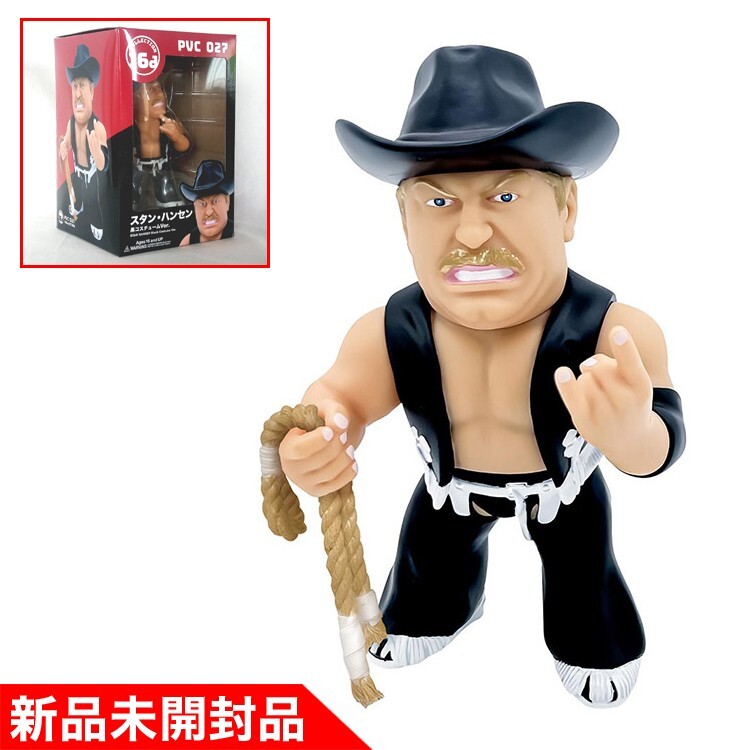 スタン・ハンセン 絶版フィギュア 未開封 全日本プロレス　72 中古】キャラプロ スタン・ハンセン（黒/入場コスチューム） プロレス