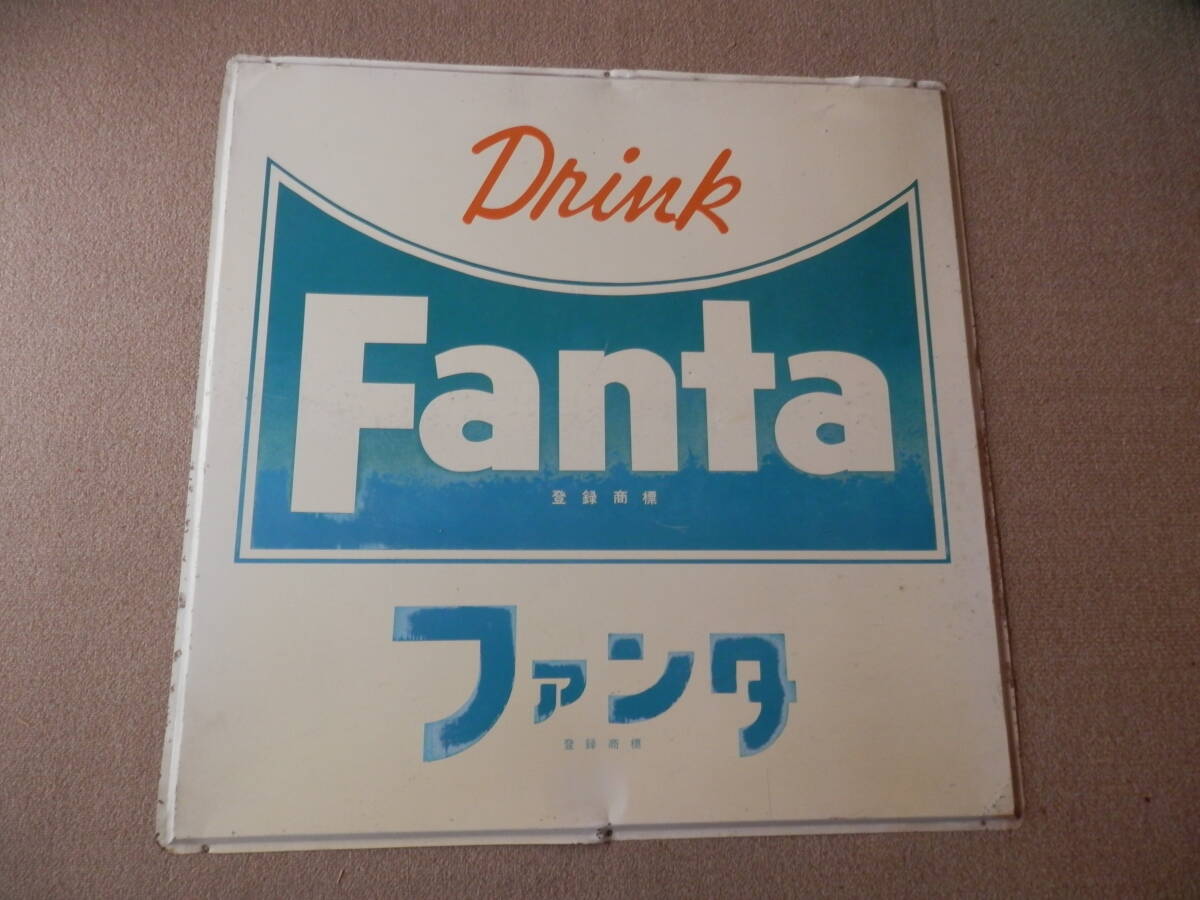 ☆562 レア 昭和レトロ ファンタFanta ホーロー看板 琺瑯看板 短冊