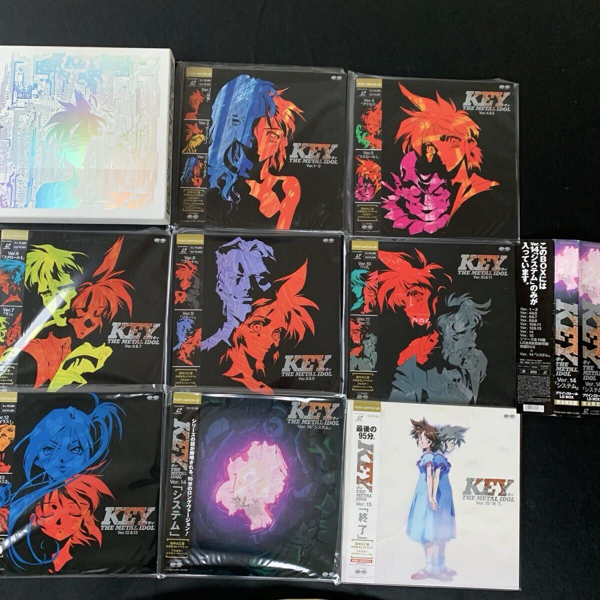 中古】☆中古LD☆KEY THE METAL IDOL☆Ver.1-Ver.3☆田中久仁彦☆の