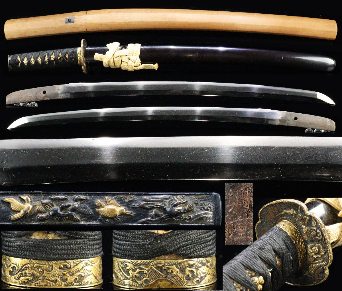 ◇有田焼 神右衛門作 染付山水絵四尺大皿(直径約123cm) 皿立て・立て札
