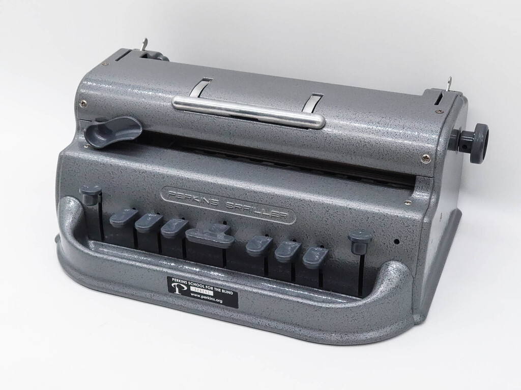 中古】美品！PERKINS BRAILLERパーキンスブレーラー◇点字タイプ