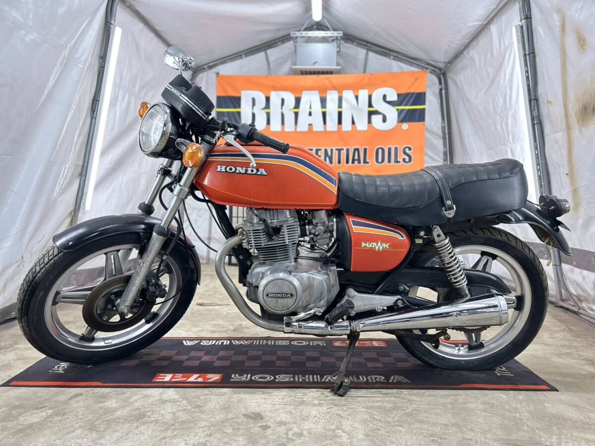 アオシマ ホンダ CB400N HAWKⅢ ホーク 1／12 HONDA プラモ 暴走族 族