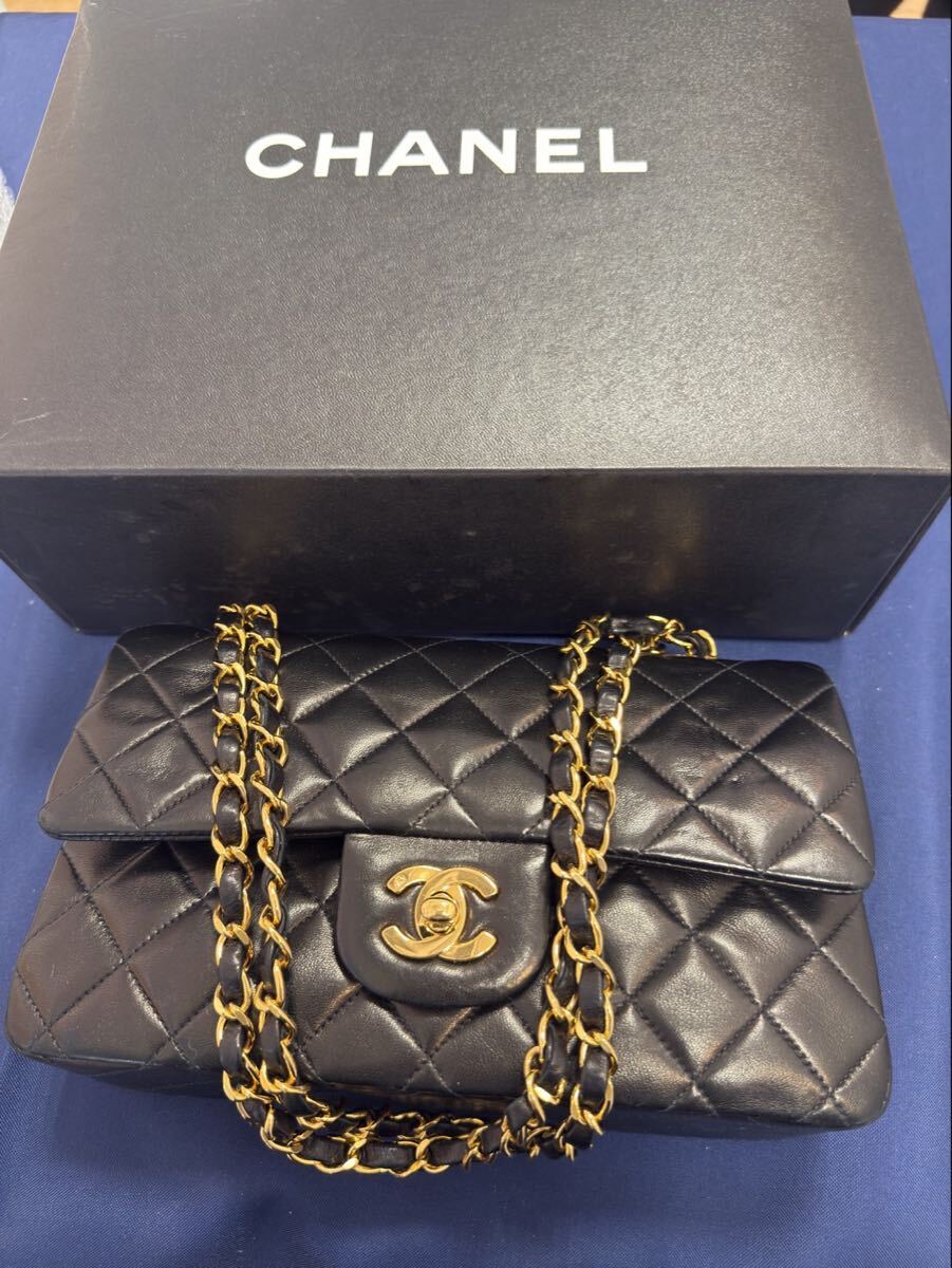未使用に近い】CHANEL シャネル マトラッセ25 Wフラップ チェーン