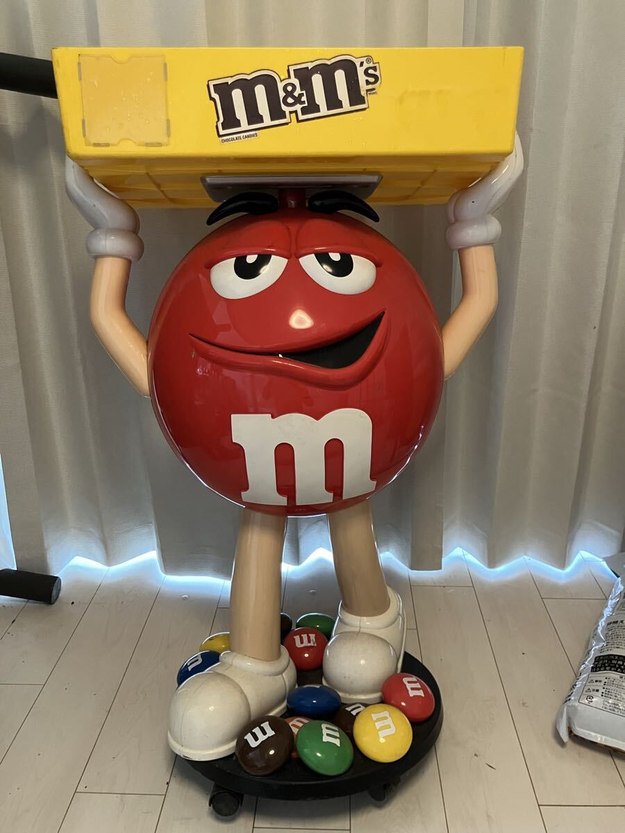 M&M エムアンドエムズ ディスプレイ 一体店頭 でかい レッド 赤 非売品