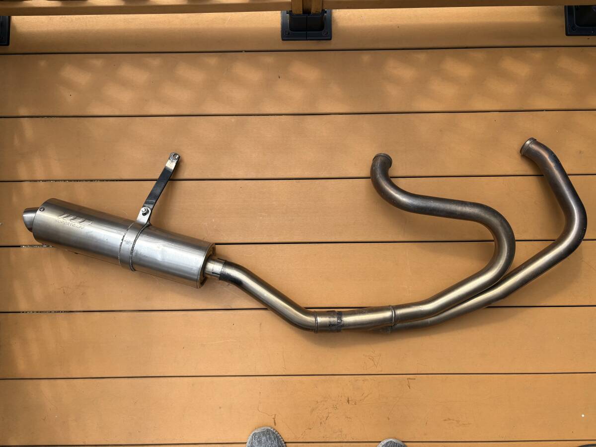 中古】SRX400 600 キック 加工済 スーパートラップ インターナル