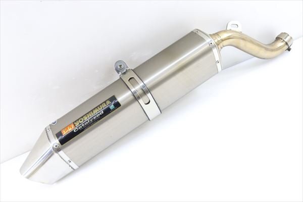 XR100モタード用 ヨシムラ トライコーン チタンサイクロン カーボン