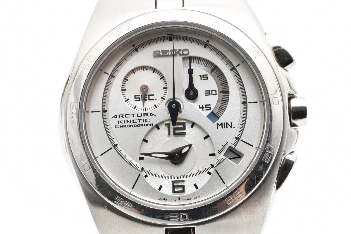 激レア 珍品 コレクション 自動充電式 SEIKO KINETIC 5M42-0E30
