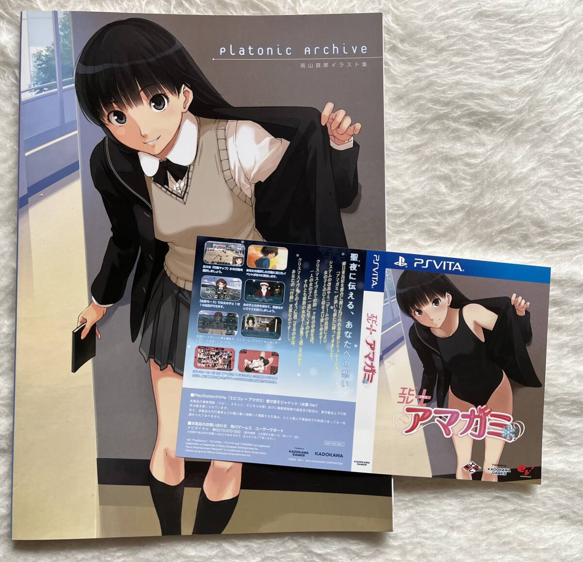 中古】特典 アマガミ platonic archive 高山箕犀イラスト集 発送140円