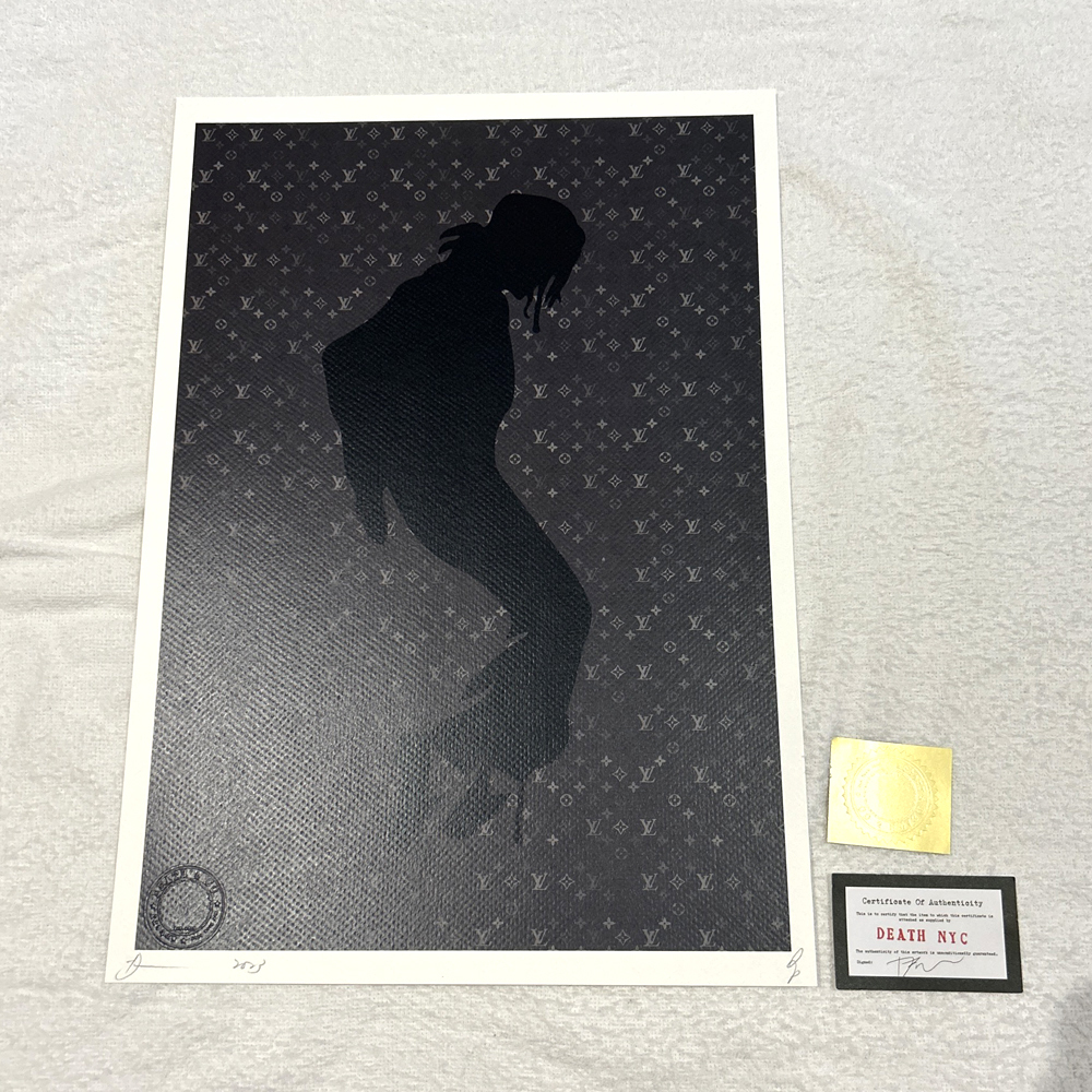 DEATH NYCマイケル・ジャクソン LOUISVUITTON 現代アート 世界限定100