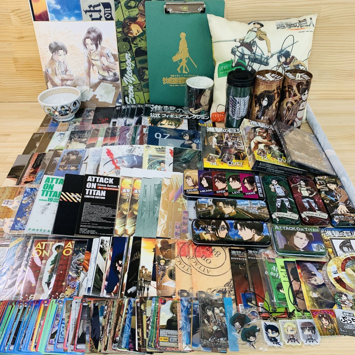 中古】進撃！巨人中学校 学生証／アニ・ライナー・ベルトルト3枚セット