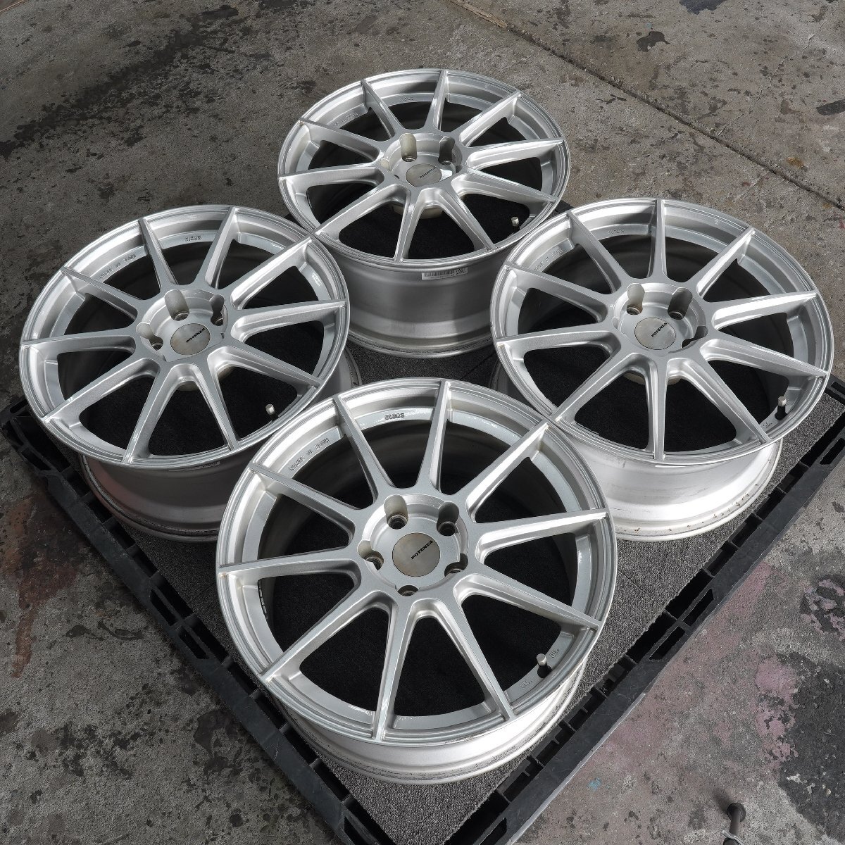 ブリヂストン TOPRUN M7 14インチ アルミホイール 4本セット メッシュ