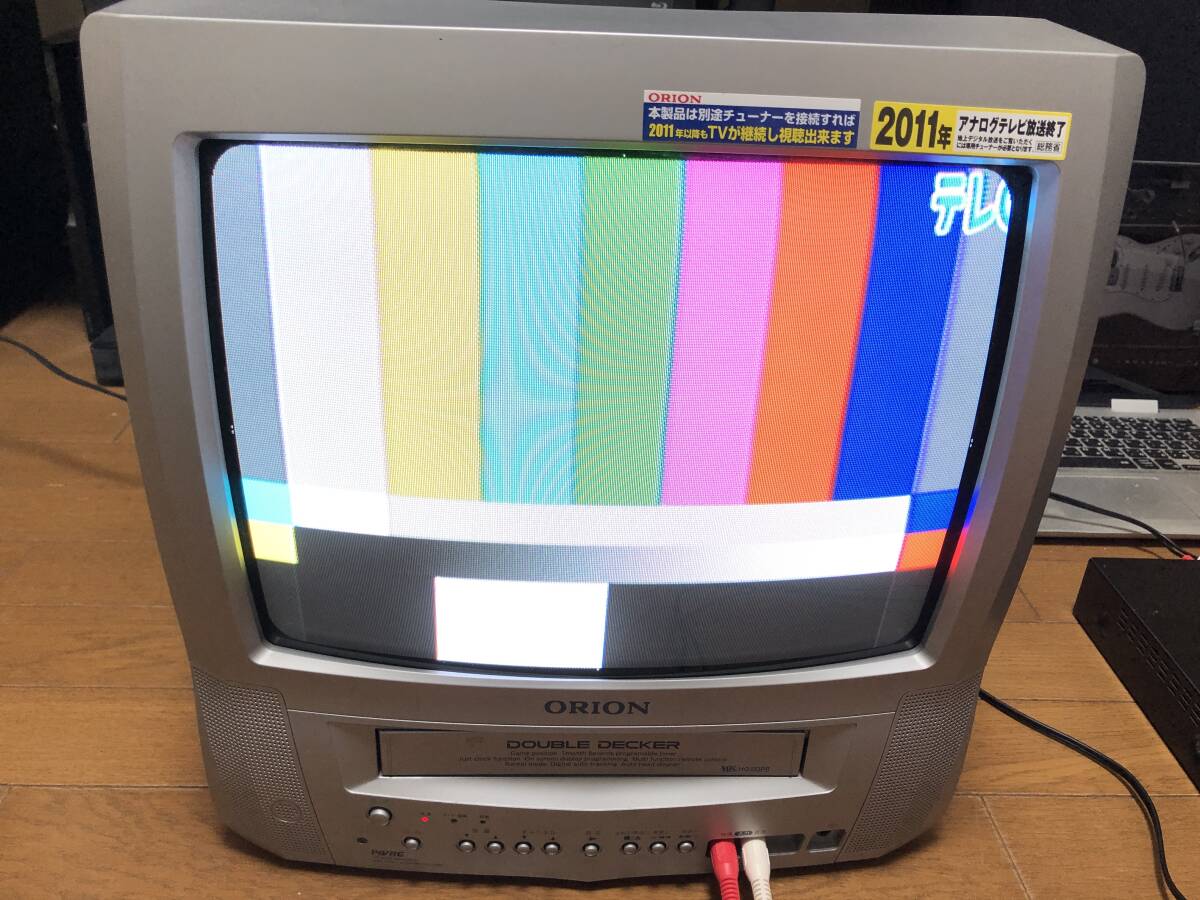 テレビデオ オリオン ORION 14VR6 14インチ 中古品 動作確認済み