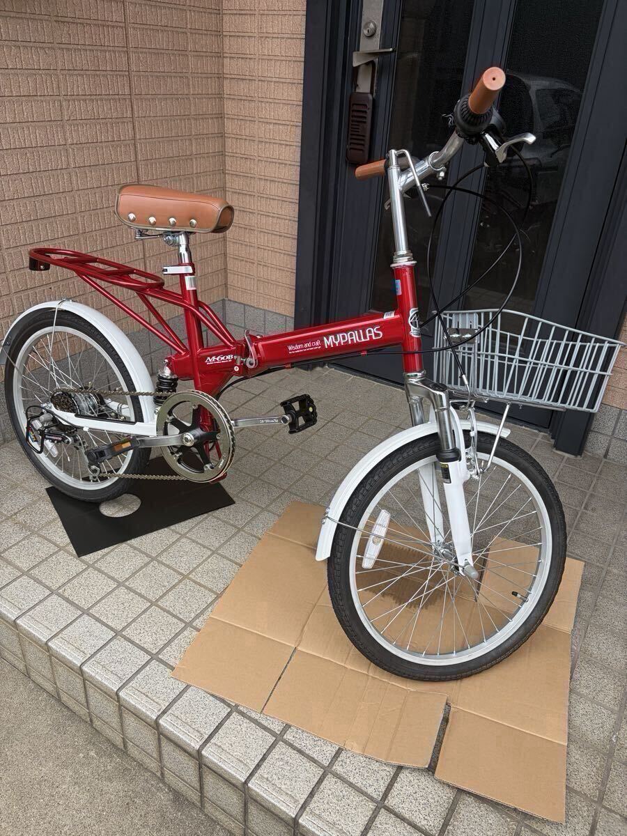 a972 MYPALLAS マイパラス MINI ミニ 自転車 マメサイクル 豆チャリ 赤