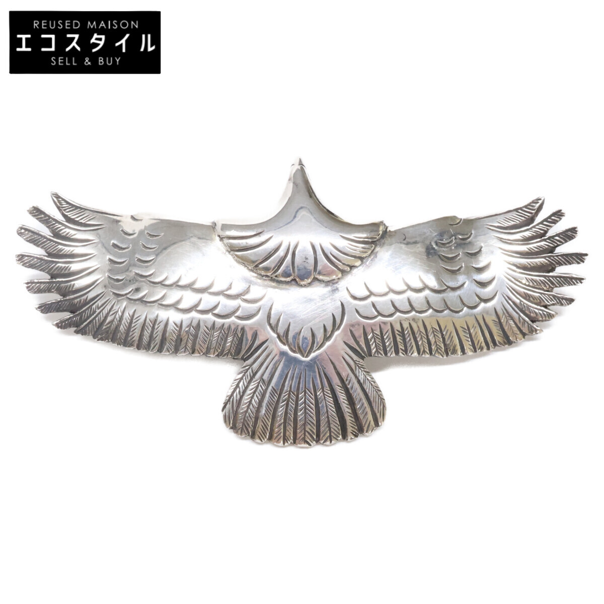 中古】ゴローズ goro's オールドターコイズ イーグルペンダントトップ