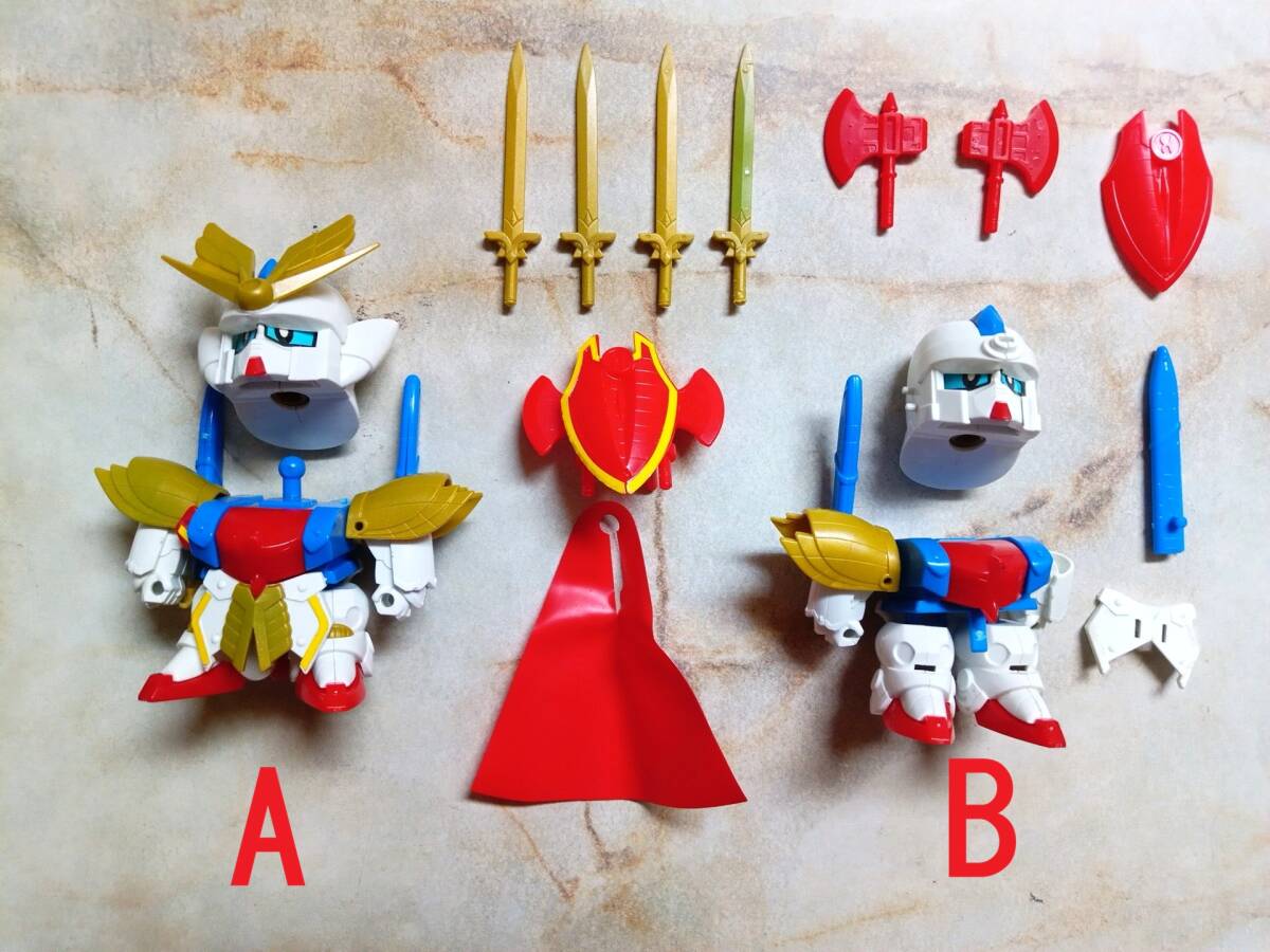 mL499a [当時物] 組済み 元祖SDガンダム ガンダムF91 通常版 蛍光
