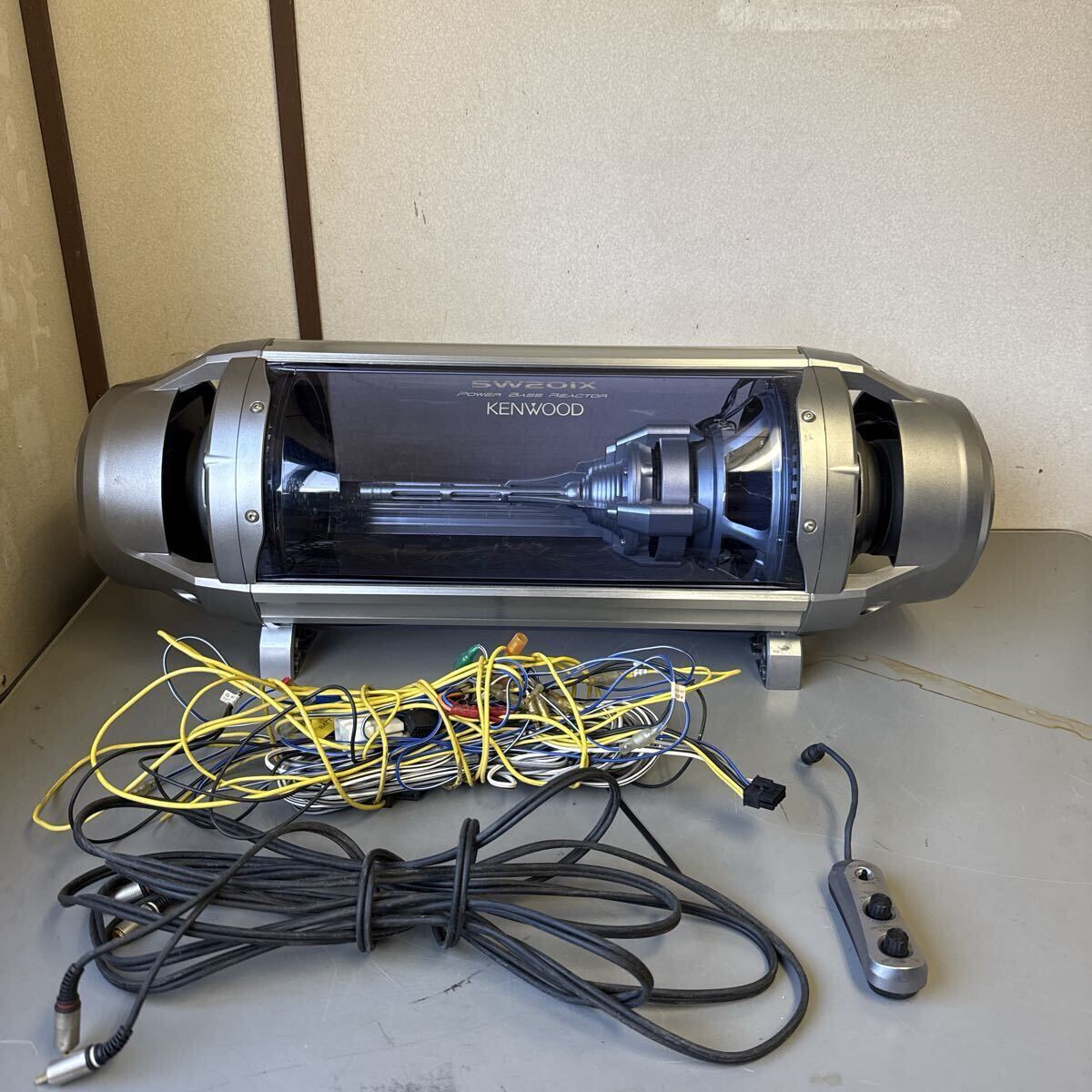 やや傷や汚れあり】☆ KENWOOD ケンウッド SW-40HT サブウーファー 音