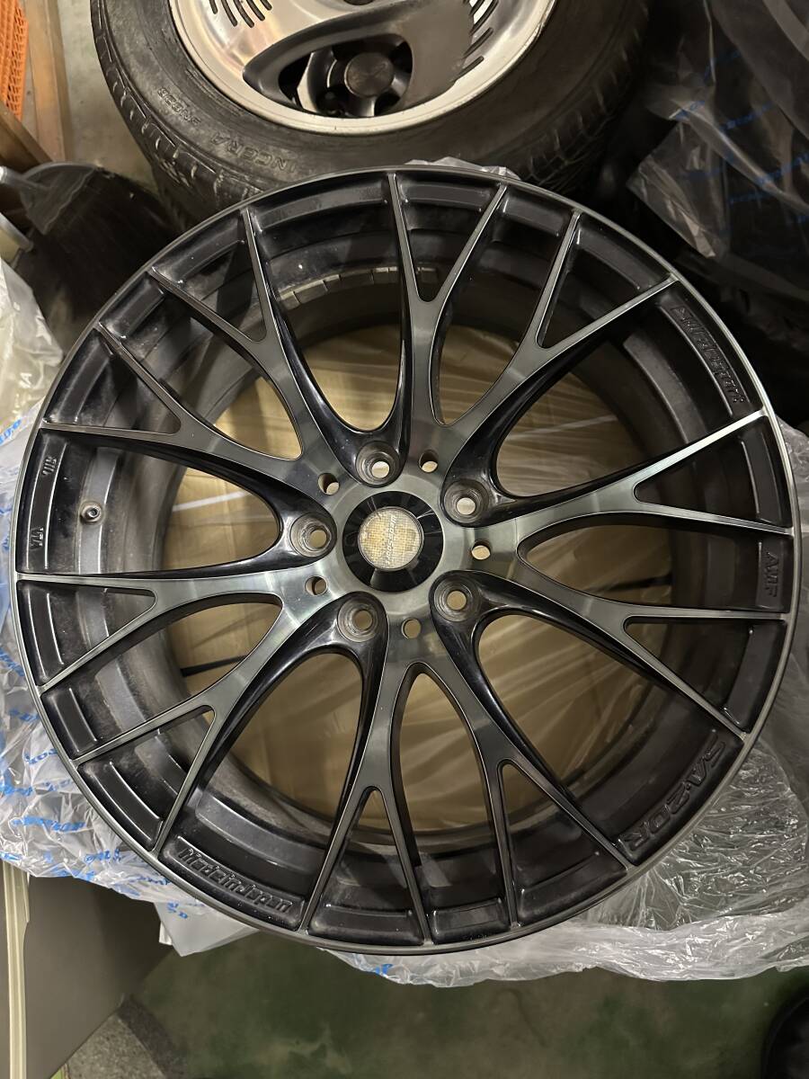 中古】ガリ傷無し WedsSports SA-70 8j +42 114.3 タイヤ 225/40R18