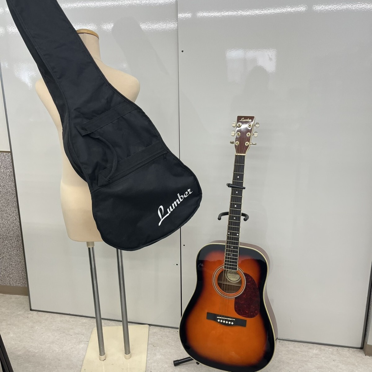 中古☆Lumber / ランバー LF3 PBL アコースティックギター 水色☆1円
