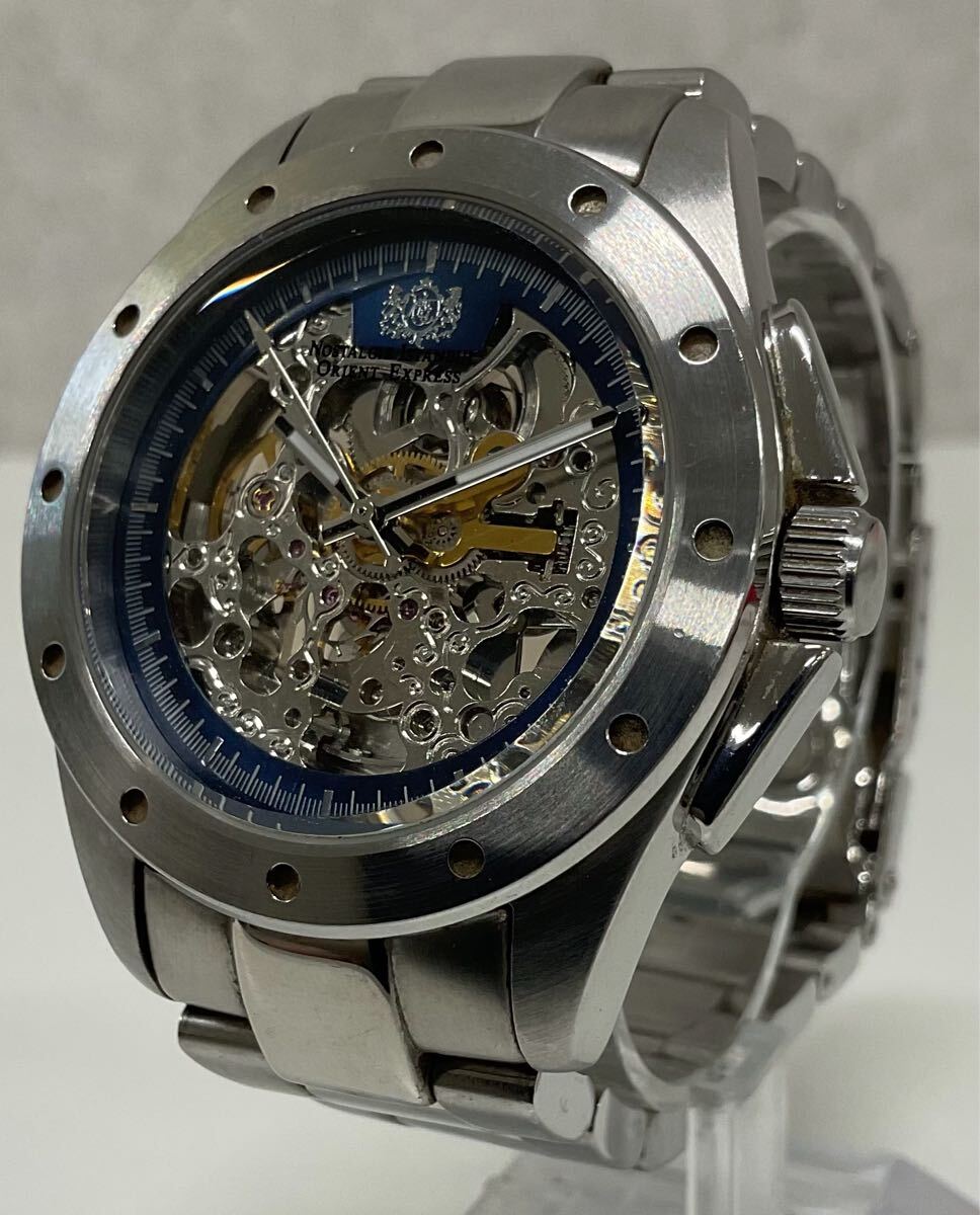 ORIENT EXPRESS/オリエントエクスプレス 手巻き時計 17石 裏スケ 631G 
