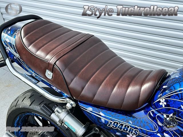 新品】ZWP1 ZRX400 三段シート 白 紫 エナ 60㎝/ ZRX2 ZR400E 94～08
