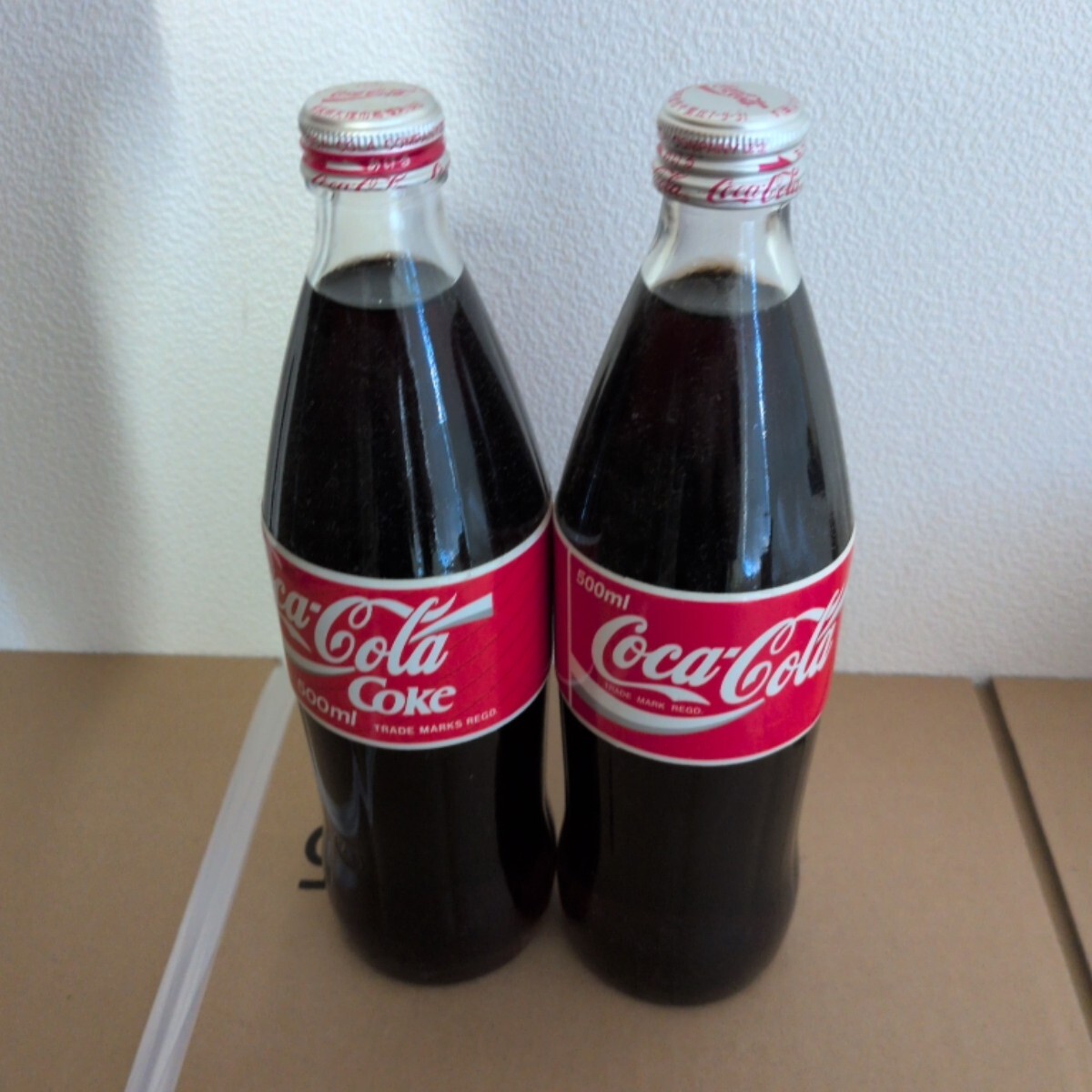 中古】昭和レトロ 未開栓 未開封 Fanta ファンタ 500ml 2本セット 王冠