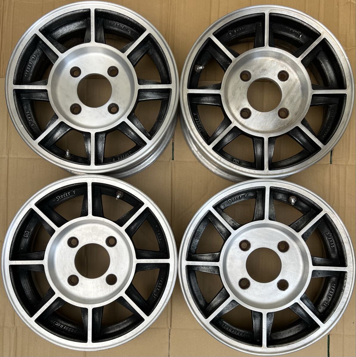 ハヤシストリート TYPE CR 15インチ PCD100 4穴 8.0j 8.5j /hayashi