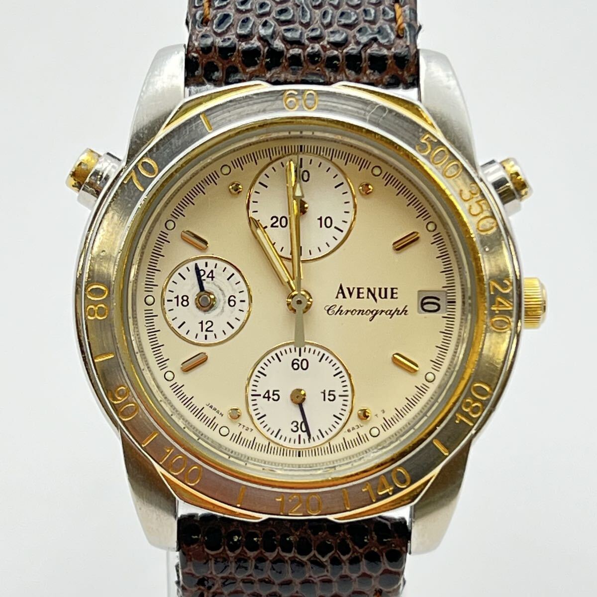 中古】セイコー SEIKO◇アベニュー クロノグラフ アラーム メンズ