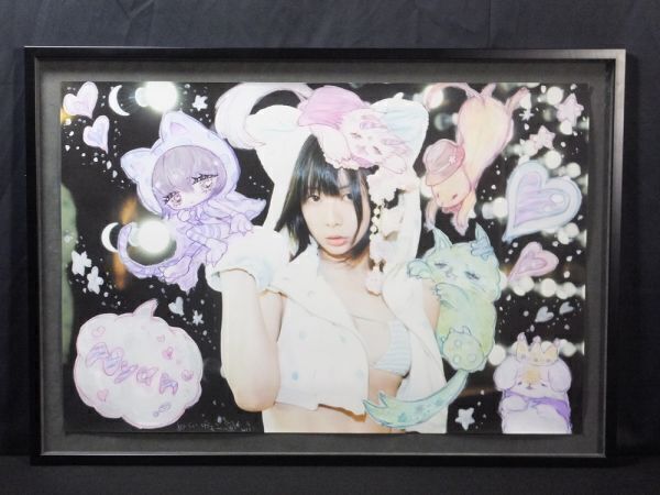 中古】☆最終値下げ(おたからや美術画廊)室越健美○宙の花2 ミックスト