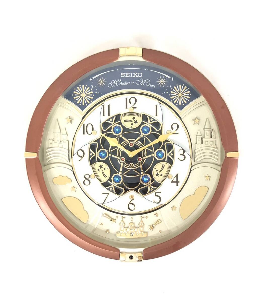 動作品】SEIKO Charming bell RE538S からくり時計 掛け時計 メロディ