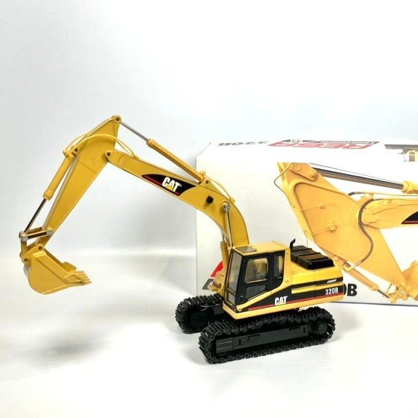 □93：新キャタピラー三菱 CAT E200B 油圧ショベル 箱付 ミニカー