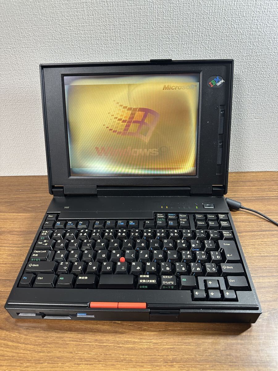 ☆ IBM Windows95 /pentium/72MBメモリ/1.6GB/10.4型/Thinkpad 535E