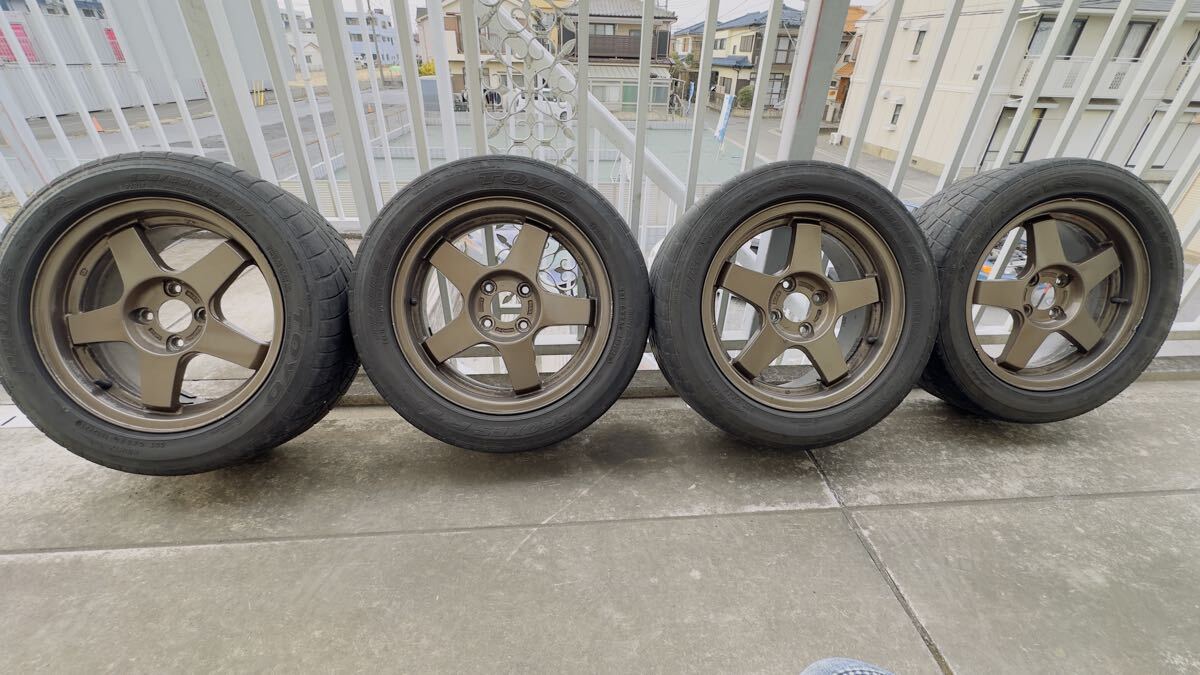 P1レーシング 16インチ 8.5J オフセット プラス27 2本 114.3 5穴 P1
