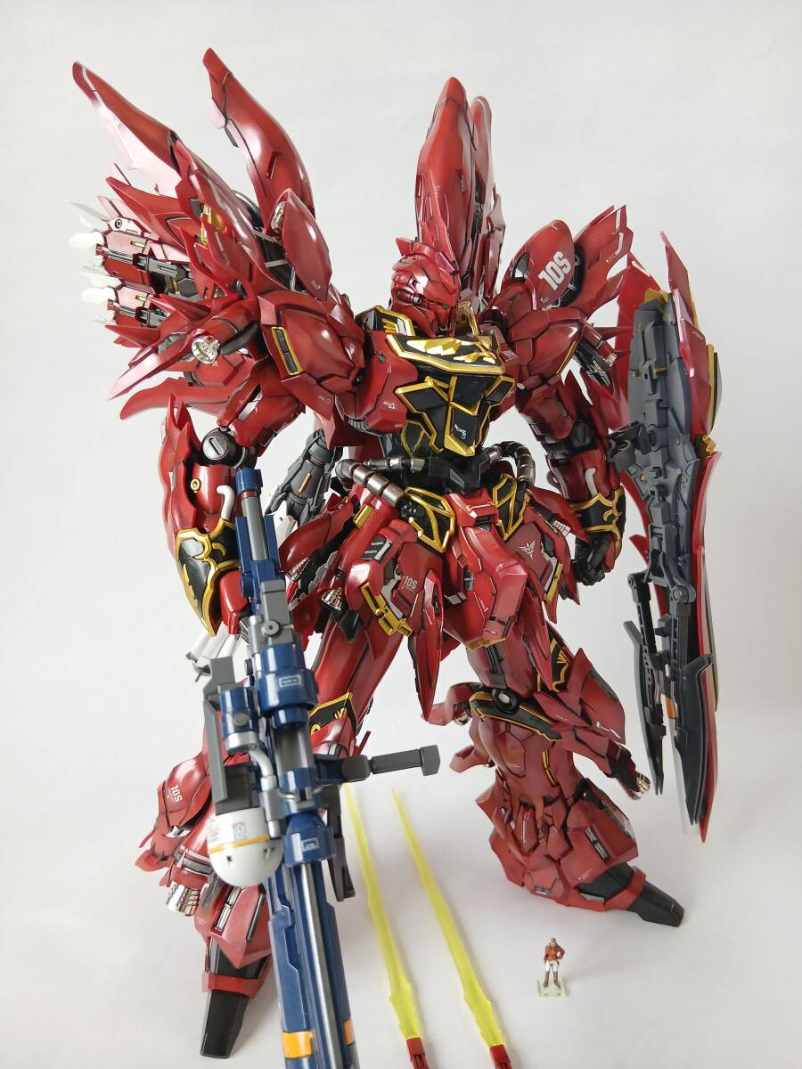 新品】MSN-06S シナンジュ Ver.Ka MG の塗装済み完成品です。の落札