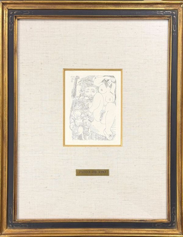 ピカソ Picasso ☆本物真作保証付き☆親族遺族の鉛筆サインあり☆限定