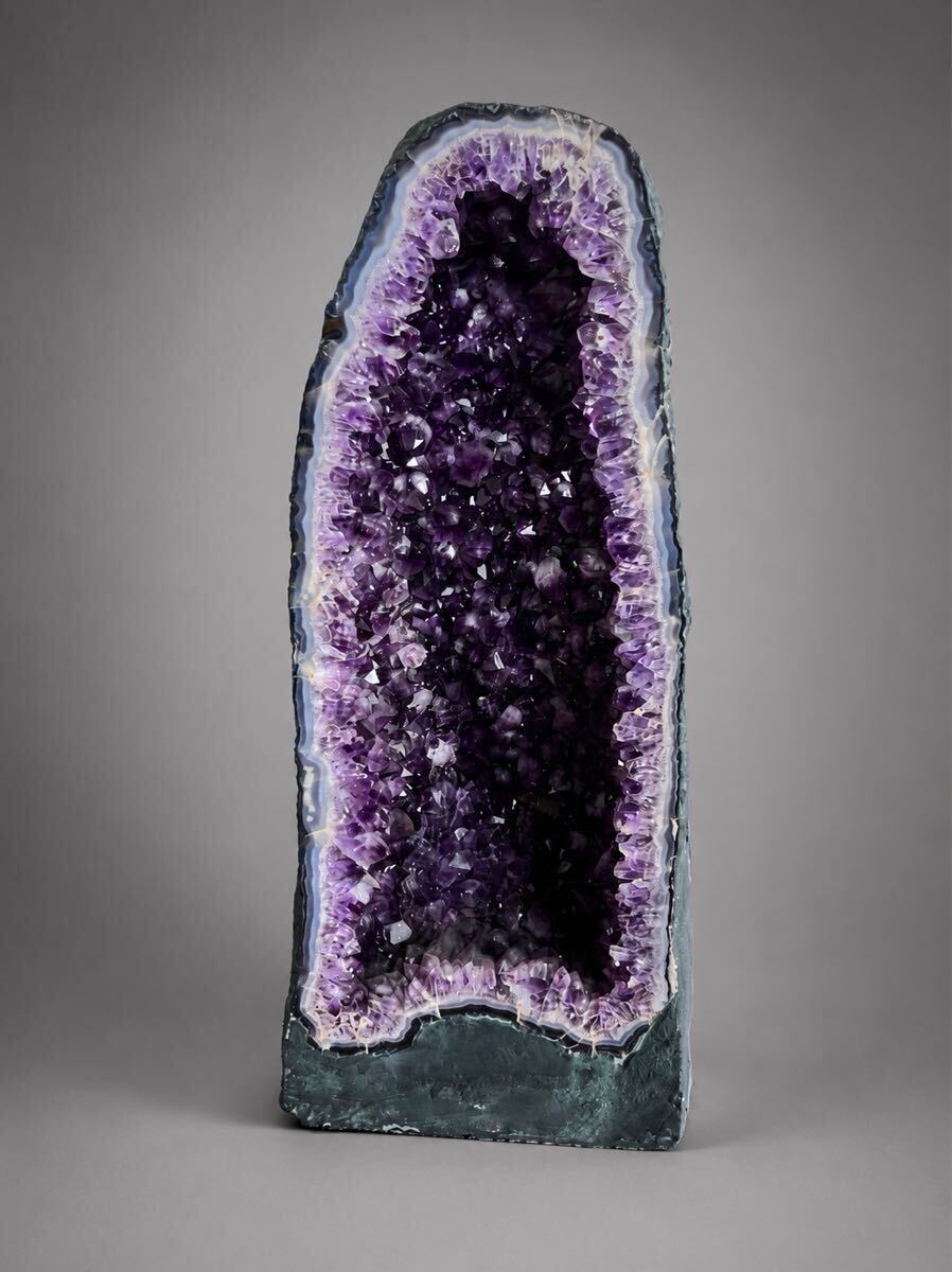 アメジストドーム 鉱物標本 天然石 鑑賞石 原石 紫水晶 巨大の落札情報
